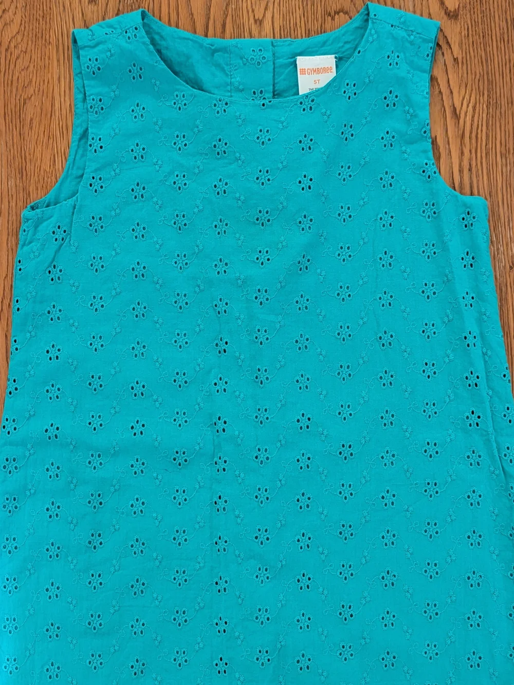 Gymboree Toddler Girls Aqua Eyeless Sleeveless Dress